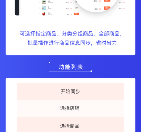 商品同步功能应用插件