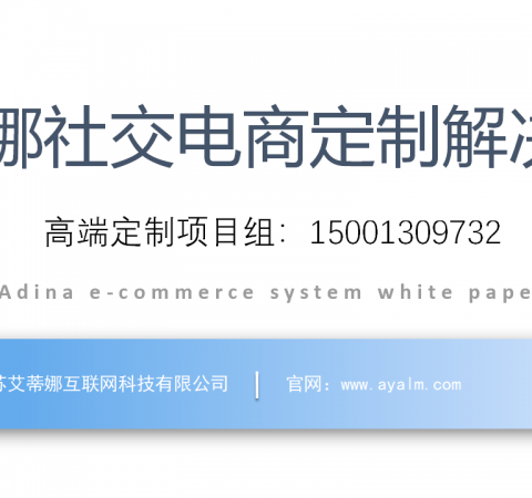 社交电商高端源码定制服务