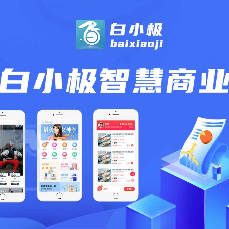 白小极综合新零售智慧应用商城全行业营销拓客多商户多门店分销